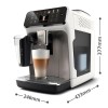 Philips EP4443/70 Fully Automatic Espresso Machine, 12 bar, 1500 W, White/Black | Philips