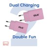 MOBILE CHARGER WALL USB-C/2PACK 30W PINK CAC-3021 CLUB3D