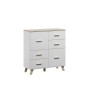 Cama Sideboard LOTTA 110 2D4S white/sonoma oak