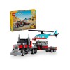 LEGO CREATOR 3 IN 1 31146 FLATBED TRUCK WITH HELICOPTER