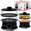 TEFAL | VC140135 Food Steamer | Black | 900 W | Number of baskets 2