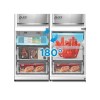 Midea Refrigerator | MDRB548MME46 | Energy efficiency class E | Free standing | Combi | Height 186 cm | No Frost system | Fridge net capacity 271 L | Freezer net capacity 130 L | 35 dB | Grey