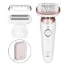 Braun Epilator | SES9-030 3D Silk-Epilk 9 Flex | Operating time (max) 50 min | Number of power levels 2 | Wet & Dry | White/Rose