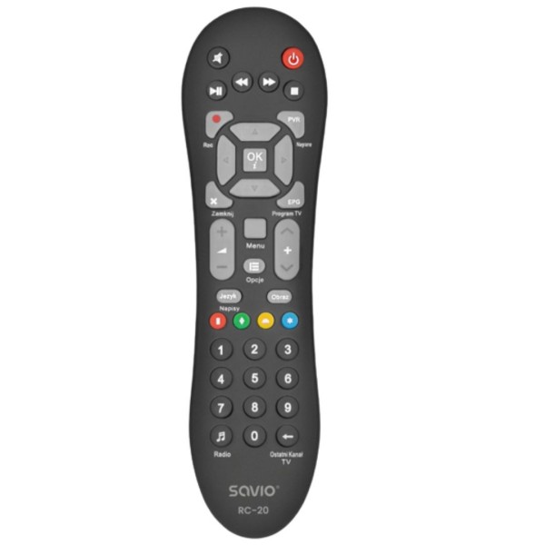 Savio RC-20 remote control IR Wireless ...