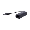 Lanberg NC-0100-01 cable interface/gender adapter USB-A RJ-45 Black