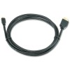 CABLE HDMI-MICRO HDMI 1.8M/V.2.0 BLK CC-HDMID-6 GEMBIRD