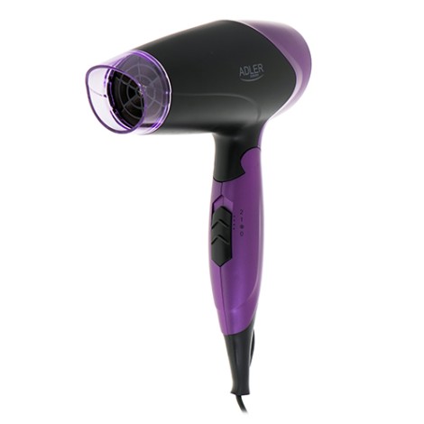 Adler | Hair Dryer | AD 2260 | 1600 W | Number of temperature settings 2 | Black/Purple