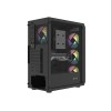 FURY SHOBO SH4F PC Case Midi Tower, Black | Fury