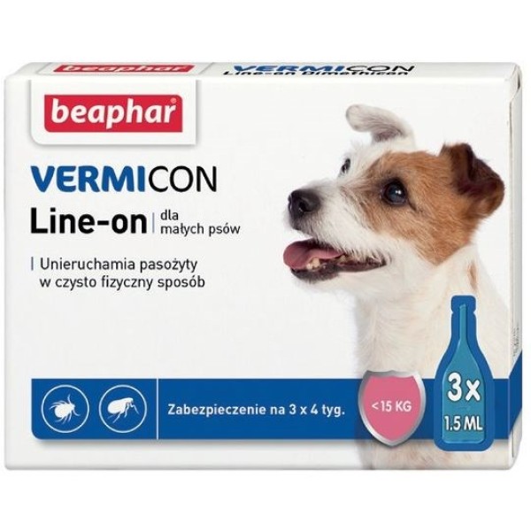 BEAPHAR VERMIcon Line-on Drops against fleas ...