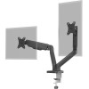 Goobay Double Monitor Mount with Gas Spring, Black