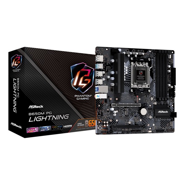 Asrock B650M PG Lightning AMD B650 ...