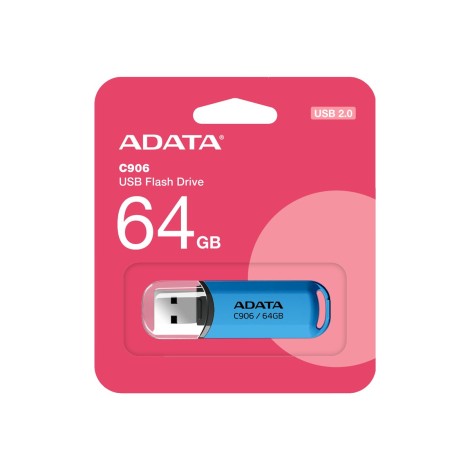 ADATA | USB Flash Drive | C906 | 64 GB | USB 2.0 | Blue