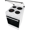 Gorenje Cooker | GE5A21WH | Hob type Electric | Oven type Electric | White | Width 50 cm | Grilling | Depth 59.4 cm | 68 L