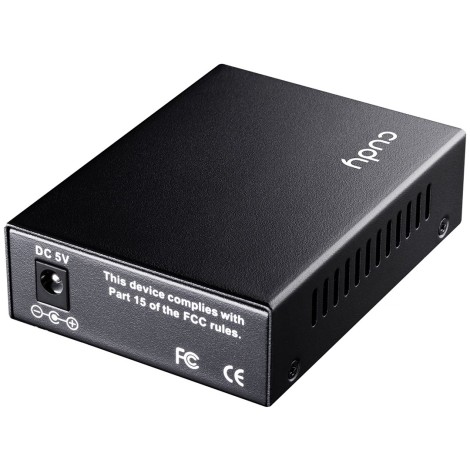 Cudy MC220 network media converter 1000 Mbit/s 1310 nm Single-mode Black