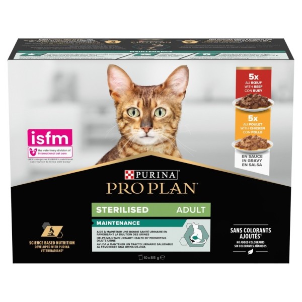 PURINA Pro Plan Sterilised Beef and ...