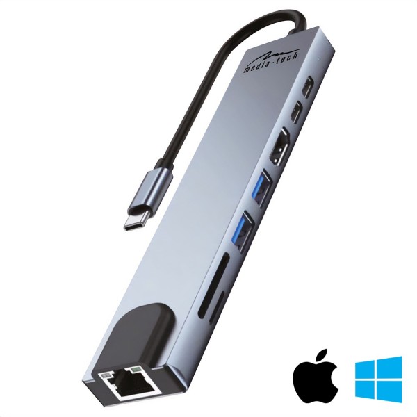 MEDIA-TECH USB HUB 8 IN 1 ...