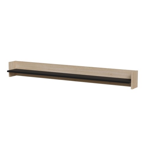 Cama Shelf PORTO 150x18x16.5 oak/black