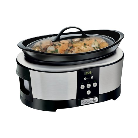Crock-Pot SCCPBPP605-050 5.7-litre slow cooker (chrome)