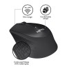 MOUSE LOGITECH M330 SILENT PLUS BLACK