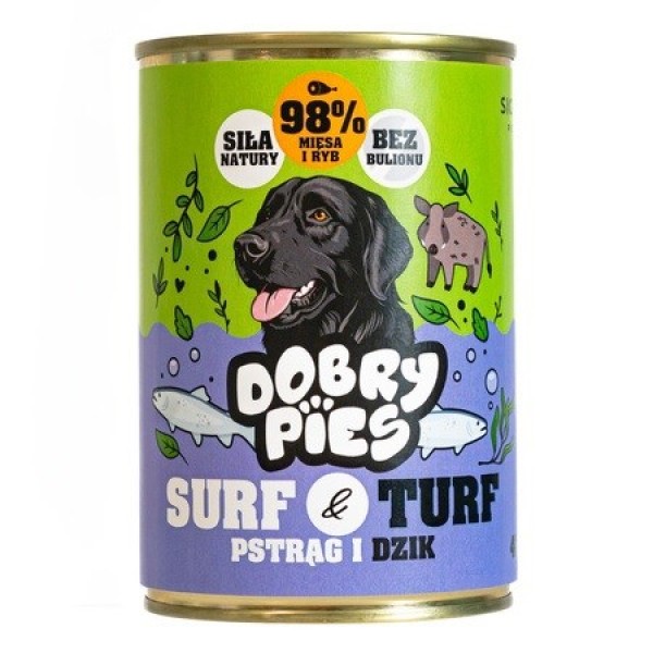 DOBRY PIES Surf & Turf Trout ...