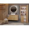 Topeshop NEL 1K DD ART KPL bathroom storage cabinet Oak