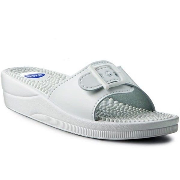 Women's flip-flops Scholl new massage WHITE ...