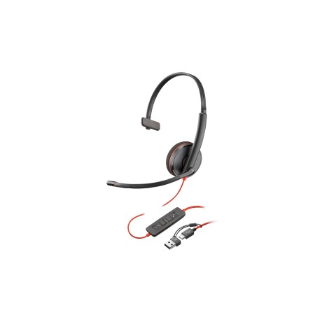 HP Poly BW 3210 Mono USB-C HS +USB-C/A