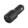 BELKIN BOOST CHARGE  42w - 30w USB-C PD PPS + 12w USB-A Car Charger, Black | Belkin