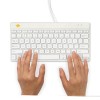 KEYBOARD COMPACT BREAK ENG/WHITE RGOCOUSWDWH R-GO TOOLS