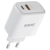 Savio LA-12 mobile device charger Universal White AC Fast charging Indoor