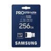 MEMORY MICRO SDXC 256GB/W/READER MB-MY256SB/WW SAMSUNG