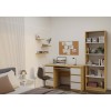 60 CM BOOKCASE ARTISAN/WHITE