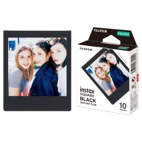 Fujifilm | Instax Square Instant Film Black | Glossy | Quantity 10