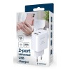 Gembird 2-port universal USB charger (A+C), 2.4 A | TA-UC-2AC12-01-BK