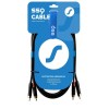 SSQ RCARCA2 SS-1432 Cable 2x RCA - 2x RCA 2 m Black