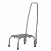 Stopień schodek do wanny, z poręczą