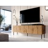 RTV JUNGLE cabinet 190x40.5x59.5 oak wotan + black legs