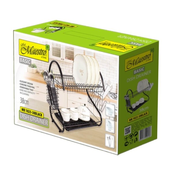 Dish drying rack 53 cm MR-1025-53-BLACK ...