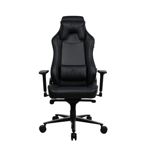 Arozzi Frame material: Metal; Wheel base: Aluminium; Upholstery: Soft PU | Gaming Chairs | Vernazza SoftPU | Pure Black