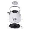 Adler | Kettle with a Thermomete | AD 1346w | Electric | 2200 W | 1.7 L | Stainless steel | 360° rotational base | White