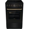 Gorenje Cooker | GECS5B70CLB | Hob type Vitroceramic | Oven type Electric | Black | Width 50 cm | Depth 59.4 cm | 70 L