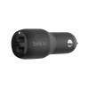 Belkin | Dual USB-A Car Charger 24W + USB-A to Lightning Cable | BOOST CHARGE