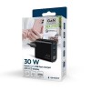 CHARGER USB 30W 3PORT/TA-UC-PDQC30LCD-BK-02 GEMBIRD