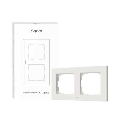SMART SWITCH FRAME H2 (2-GANG)/WHITE FE-X01D-W AQARA