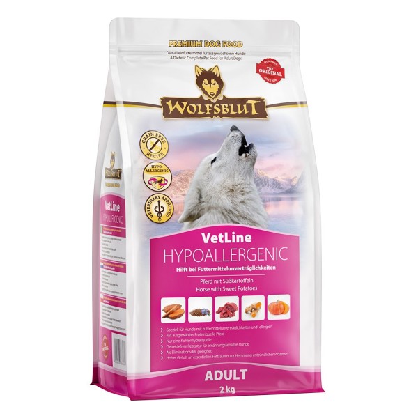 Wolfsblut VetLine Hypoallergenic 2 kg Adult ...