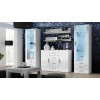 Cama display cabinet SOHO S1 white/white gloss