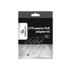 Cablexpert | PP12-POE-0.15M-W | 0.15 m | White | UTP passive PoE adapter kit