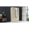 Topeshop ROMANA 120 SON L bedroom wardrobe/closet 6 shelves 3 door(s) Oak