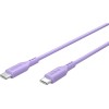 Goobay USB-C Silicone Cable, 1.5 m, purple