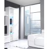 Cama high display cabinet SAMBA white/white gloss